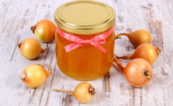 Honig und Zwiebeln für den Zwiebel-Honig-Saft gegen Husten